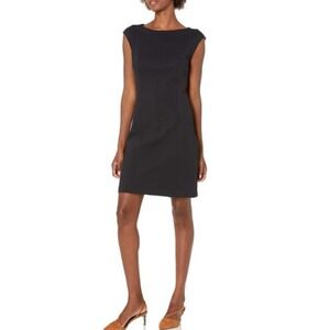 NWOT Lark and Ro Women's Cap Sleeve Dense Knit Dress - Size 14